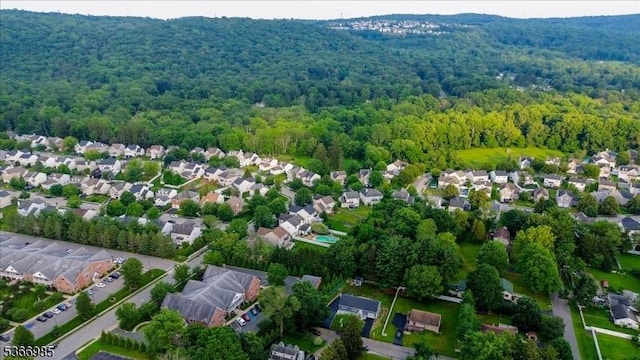 204 Christopher St, Hackettstown Town, NJ 07840 - aerial perspective of suburban area with a forest