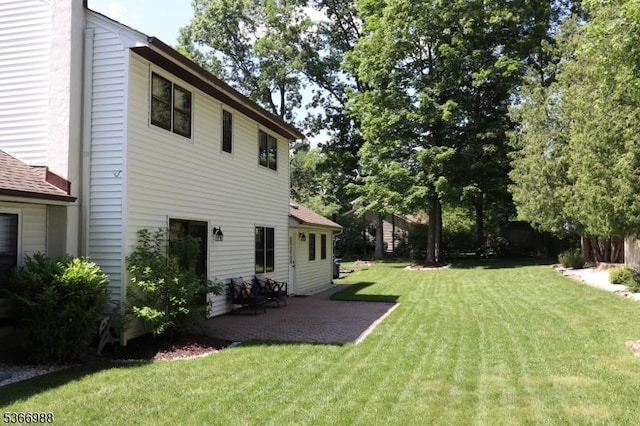 11 Washington St, Mount Olive Twp, NJ 07828 - view of green lawn with a patio