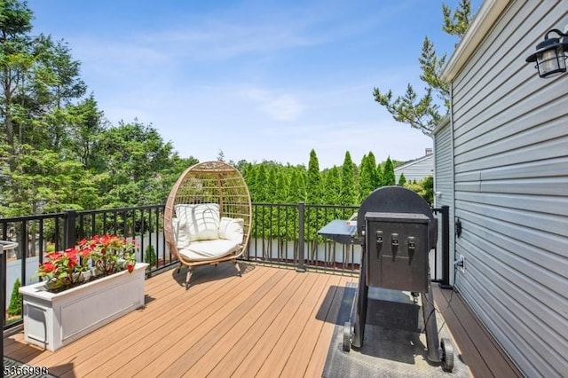 23 Midway Ct, Rockaway Twp, NJ 07866 - view of wooden terrace