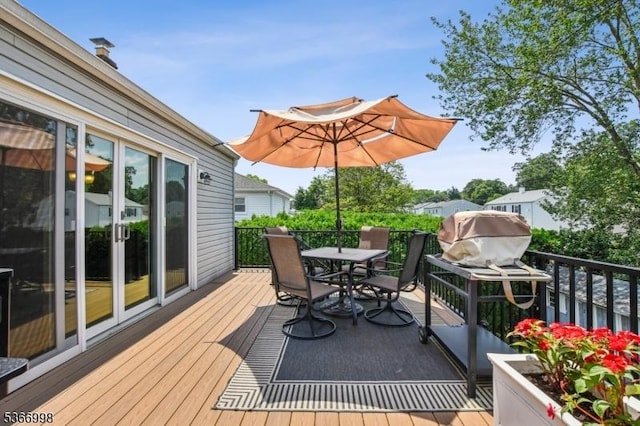 23 Midway Ct, Rockaway Twp, NJ 07866 - deck with outdoor dining space