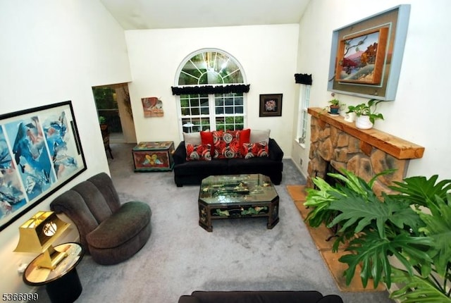 25 Watchung Trl, Branchburg Twp, NJ 08876 - living room featuring carpet floors