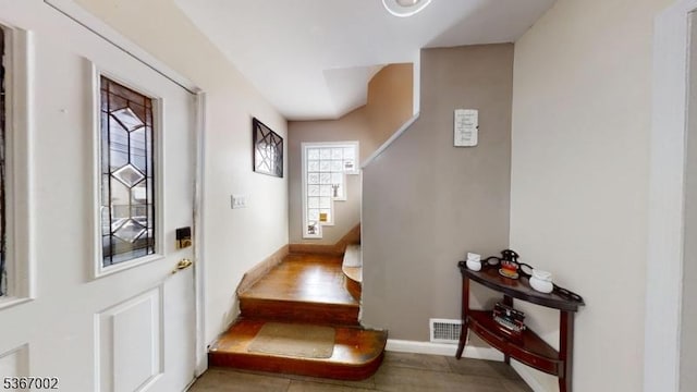 979 Lorraine Ave, Union Twp, NJ 07083 - foyer entrance with baseboards and wood finished floors