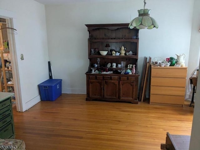 43 Main St, Hampton Boro, NJ 08827 - dining space with light wood finished floors and baseboards