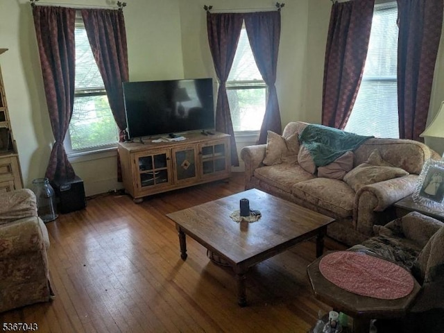 43 Main St, Hampton Boro, NJ 08827 - living room with hardwood / wood-style flooring