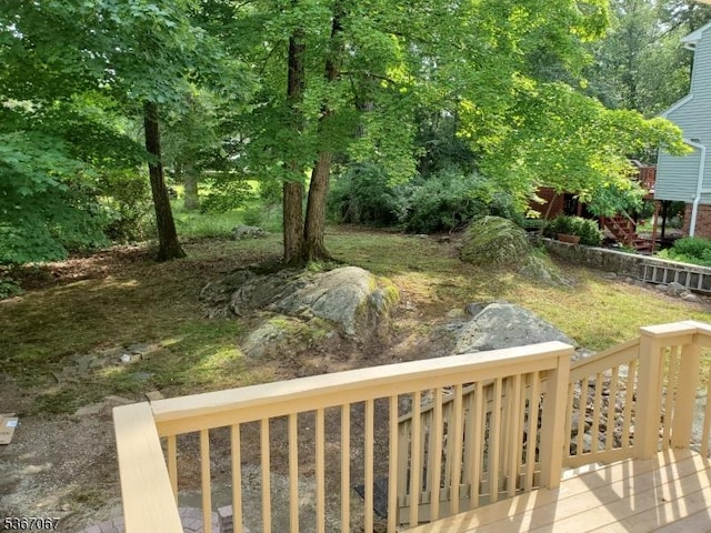 4 Bear Pond Trl, Hopatcong Boro, NJ 07821 - view of wooden terrace