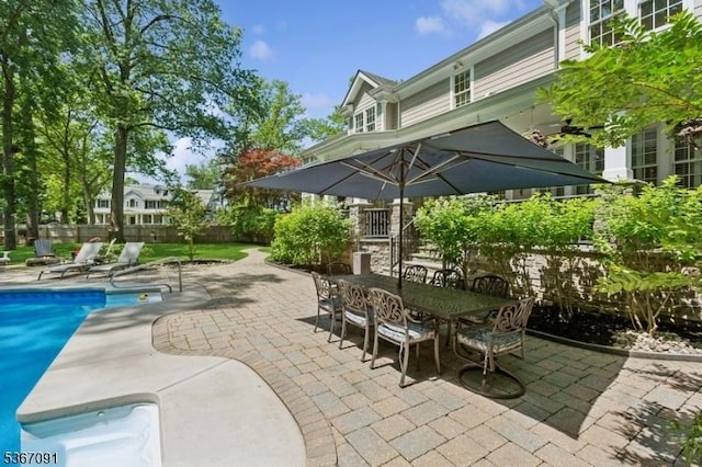 1 Bates Way, Westfield Town, NJ 07090 - view of patio / terrace with outdoor dining area