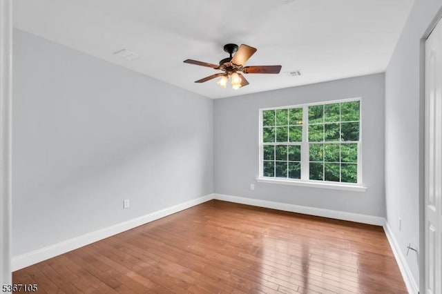 3 Whisper Way, Barnegat Twp, NJ 08005 - empty room featuring a ceiling fan and wood-type flooring