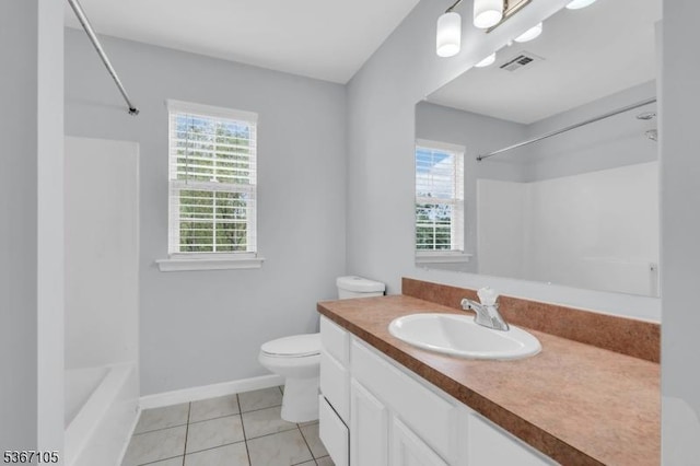 3 Whisper Way, Barnegat Twp, NJ 08005 - bathroom with vanity, tile patterned flooring, and shower / washtub combination