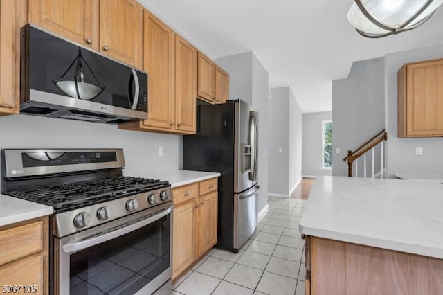 3 Whisper Way, Barnegat Twp, NJ 08005 - kitchen featuring stainless steel appliances, light countertops, and light tile patterned floors