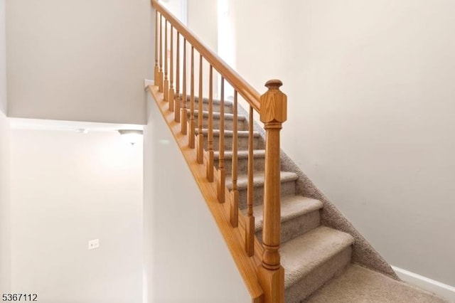 73 Pinehurst Dr, Washington Twp, NJ 07882 - stairs with carpet and baseboards