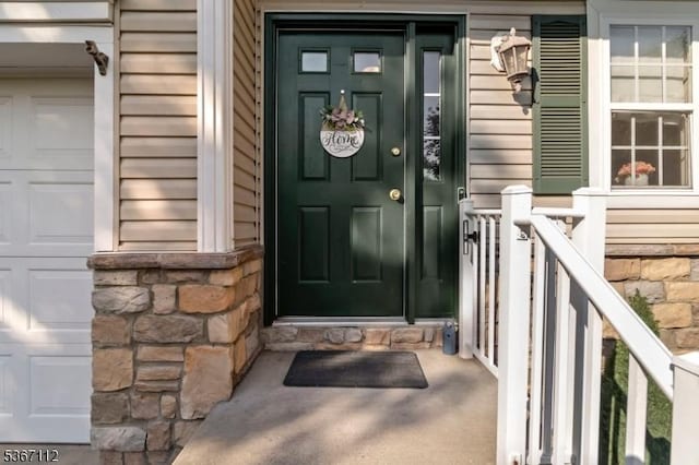 73 Pinehurst Dr, Washington Twp, NJ 07882 - property entrance with stone siding and covered porch