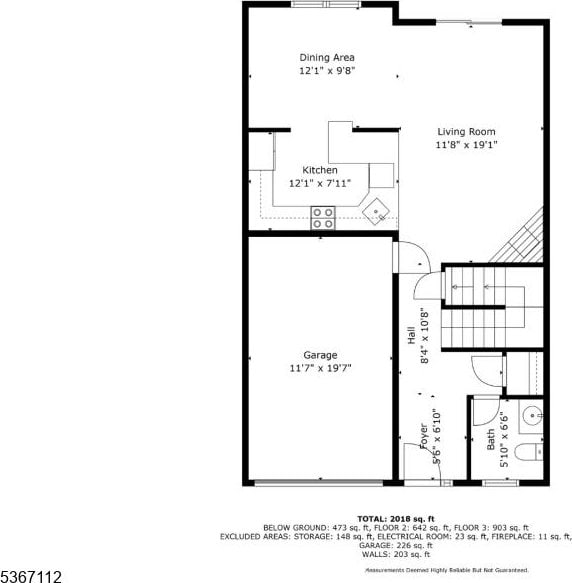 73 Pinehurst Dr, Washington Twp, NJ 07882 - view of floor plan / room layout