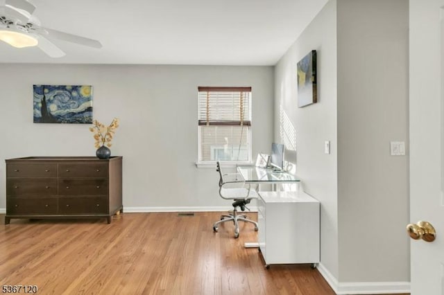 51 Carlisle Rd, Bernards Twp, NJ 07920 - office space featuring wood finished floors and ceiling fan