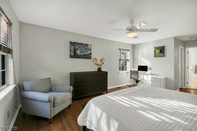 51 Carlisle Rd, Bernards Twp, NJ 07920 - bedroom featuring wood finished floors and ceiling fan