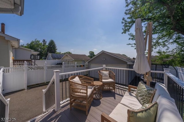 1697 Van Ness Ter, Union Twp, NJ 07083 - deck featuring outdoor dining space