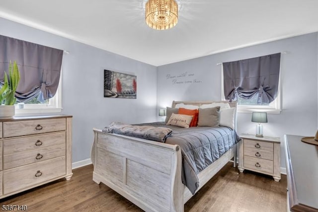 32 Mountain Heights Dr, Byram Twp, NJ 07871 - bedroom featuring wood finished floors and baseboards