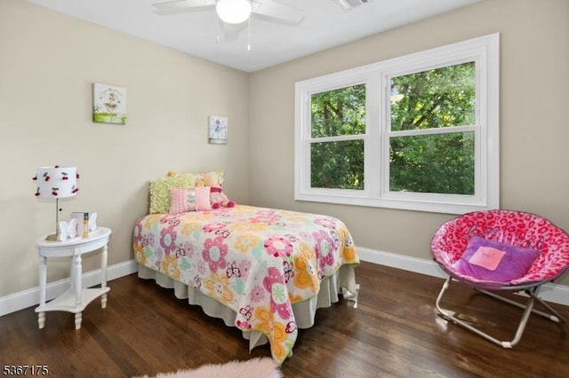 945 Wendy Ct, Union Twp, NJ 07083 - bedroom with wood finished floors and ceiling fan