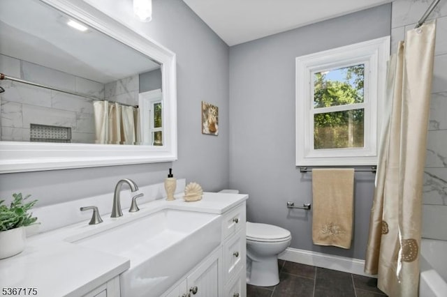 945 Wendy Ct, Union Twp, NJ 07083 - full bath with vanity, tile patterned flooring, and shower / tub combo