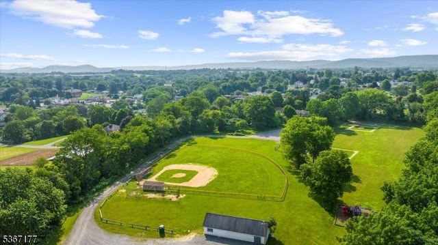 129 Francis St, Pohatcong Twp, NJ 08865 - aerial view of a mountainous background