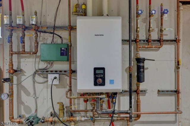 55 Florence St, Nutley Twp, NJ 07110 - utilities with tankless water heater
