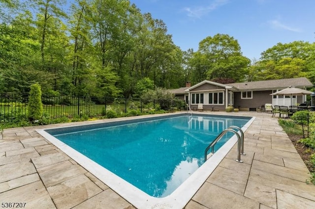 1117 Califon Cokesbury Rd, Lebanon Twp, NJ 08833 - view of pool with a patio and entry steps