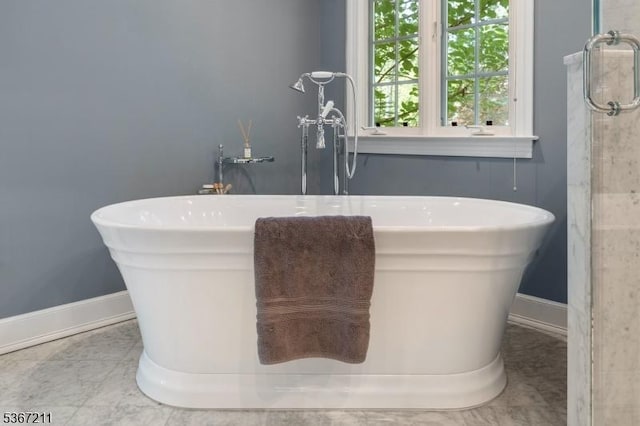 5 Mcvickers Ln, Mendham Twp, NJ 07945 - full bathroom featuring a freestanding tub