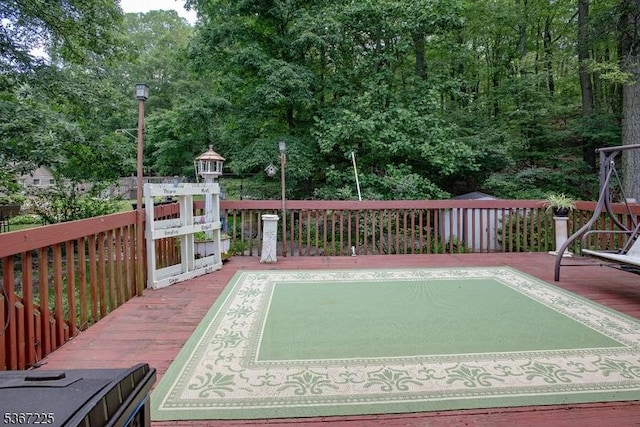 1 Lackawanna Trl, Hopatcong Boro, NJ 07843 - view of wooden deck