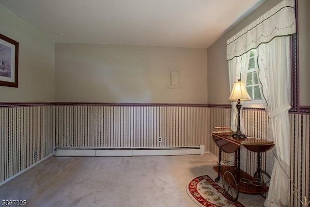 1 Lackawanna Trl, Hopatcong Boro, NJ 07843 - unfurnished room with carpet flooring and a baseboard heating unit