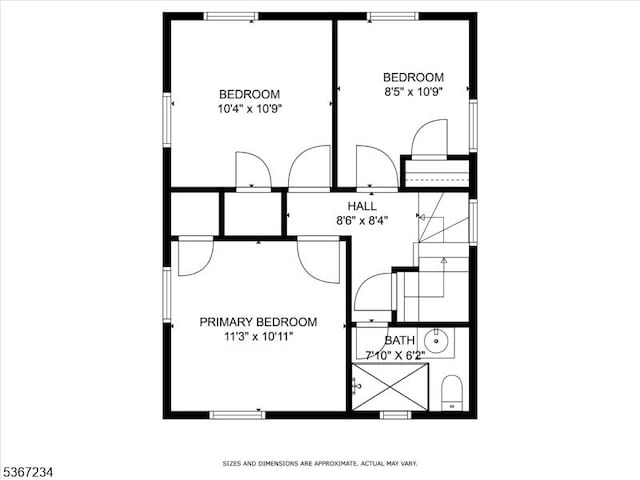 188 Wheaton Pl, Rutherford Boro, NJ 07070 - view of floor plan / room layout