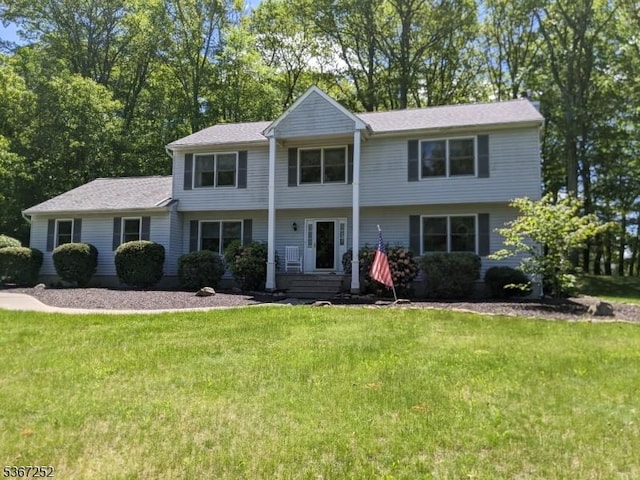 20 Highland Rd, Independence Twp, NJ 07840 - view of front facade featuring a front yard