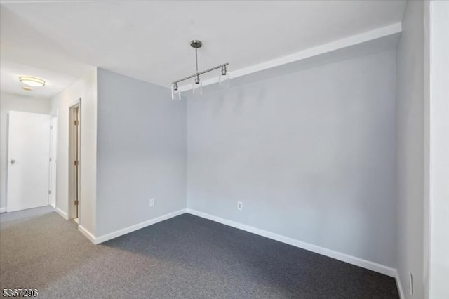 412-432 Broad Way Unit 25A, Passaic City, NJ 07055 - unfurnished room with baseboards and dark colored carpet
