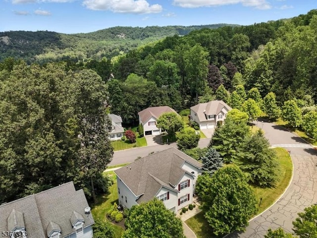6 Bowers Dr, Allamuchy Twp, NJ 07840 - drone / aerial view of a heavily wooded area