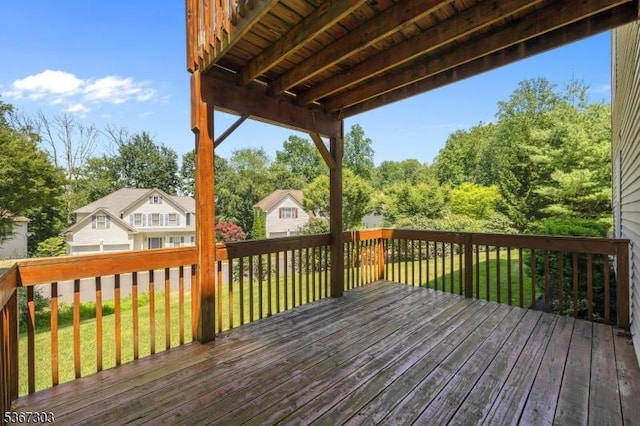 6 Bowers Dr, Allamuchy Twp, NJ 07840 - deck with a yard