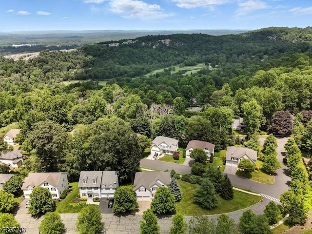 6 Bowers Dr, Allamuchy Twp, NJ 07840 - aerial perspective of suburban area featuring a heavily wooded area