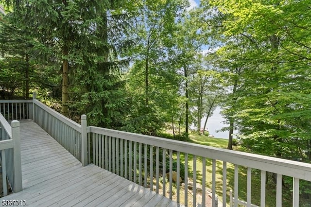 129 W Lake Shore Dr, Rockaway Twp, NJ 07866 - view of wooden deck