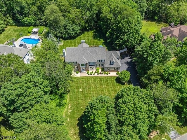 3 Mackenzie Ct, Sparta Twp, NJ 07871 - aerial view of property's location featuring a pool