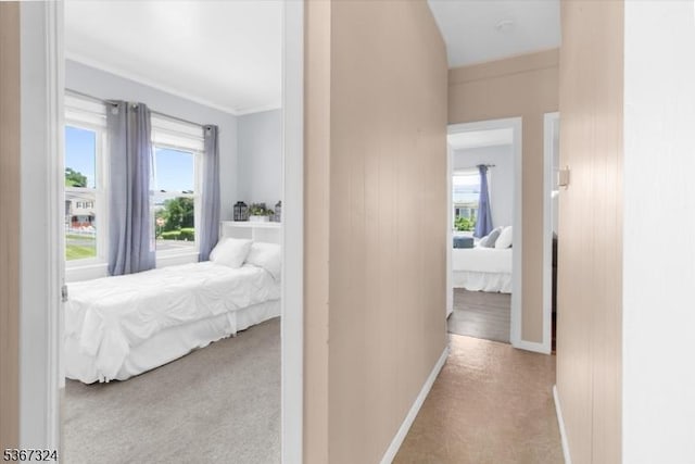 7 Park Ave, Summit City, NJ 07901 - corridor with baseboards and carpet floors