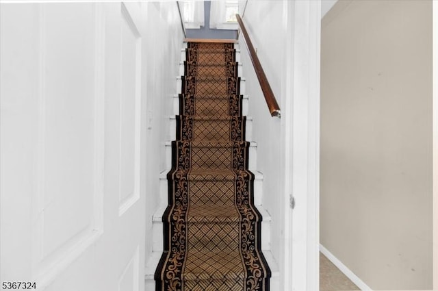 7 Park Ave, Summit City, NJ 07901 - stairs with baseboards