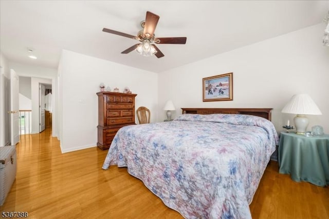3 Stanbury Ln, Kingwood Twp, NJ 08825 - bedroom featuring light wood-style flooring and a ceiling fan