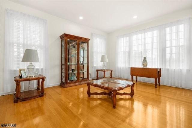 3 Stanbury Ln, Kingwood Twp, NJ 08825 - living area featuring wood finished floors and recessed lighting