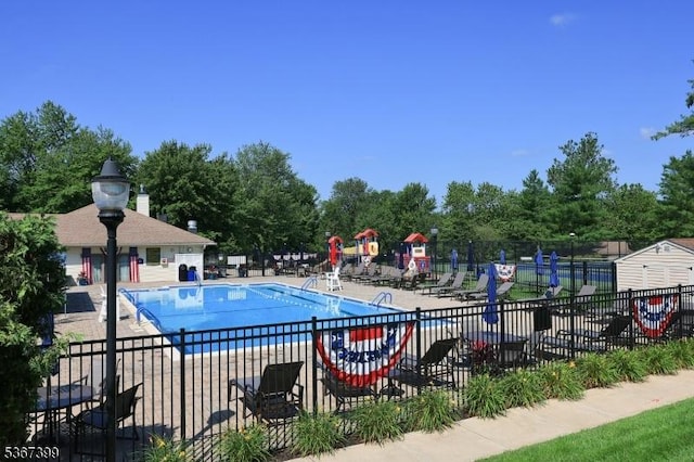 136 Woodward Ln, Bernards Twp, NJ 07920 - community pool featuring a patio area