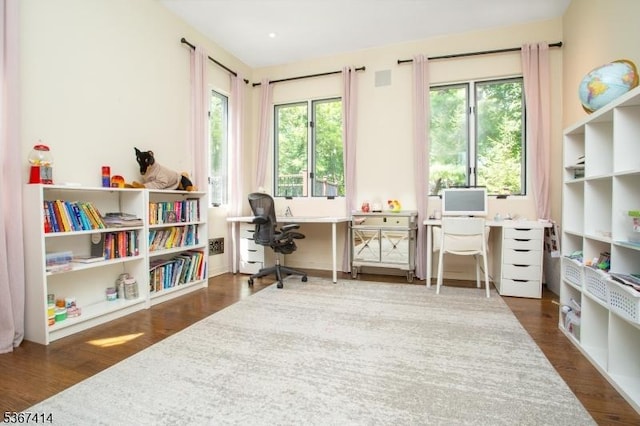 39 Crescent Dr, Morris Twp, NJ 07960 - office area with wood finished floors and plenty of natural light