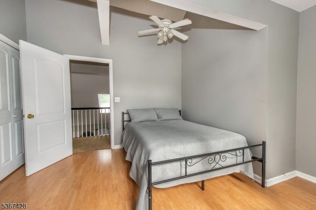 14 Windjammer Dr, Jefferson Twp, NJ 07849 - bedroom featuring light wood finished floors and vaulted ceiling