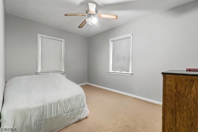917 Tompkins Ave, South Plainfield Boro, NJ 07080 - bedroom with carpet and a ceiling fan