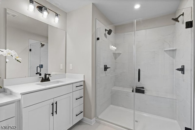 14 Glacier Way, Union Twp, NJ 08867 - bathroom with vanity and a stall shower