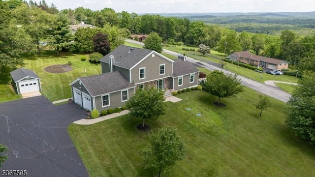 20 Scenic Dr, Fredon Twp, NJ 07860 - view from above of property with a heavily wooded area