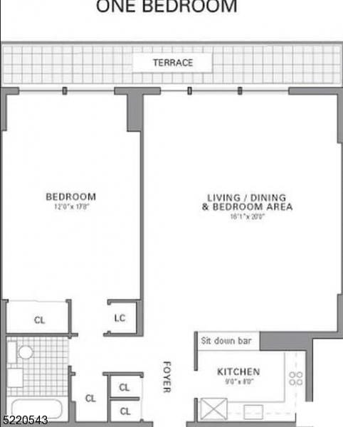 285 Aycrigg Ave Unit 22D, Passaic City, NJ 07055 - view of home floor plan