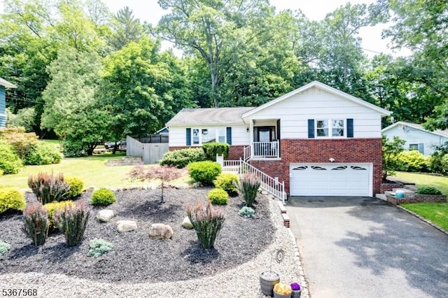 4 Parkway E, Caldwell Boro Twp, NJ 07006 - single story home with brick siding, an attached garage, and driveway