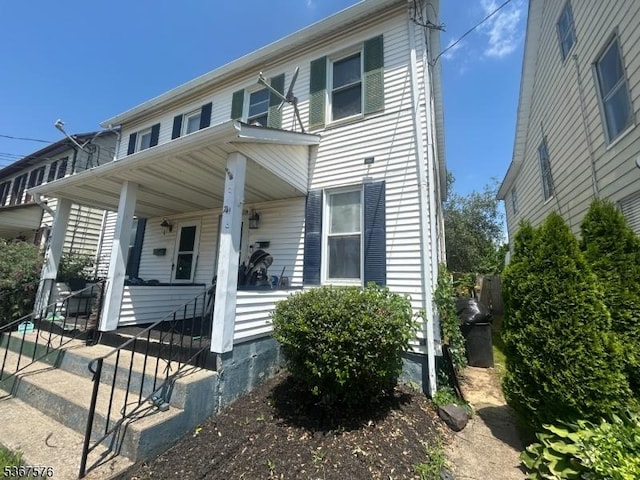 741 N Blvd, Alpha Boro, NJ 08865 - view of front of property featuring covered porch