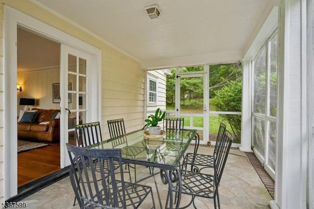 329 W End Rd, South Orange Village Twp, NJ 07079 - sunroom / solarium with french doors